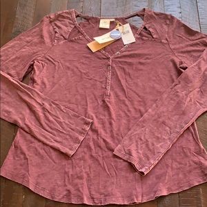 White crow  Long sleeve shirt.